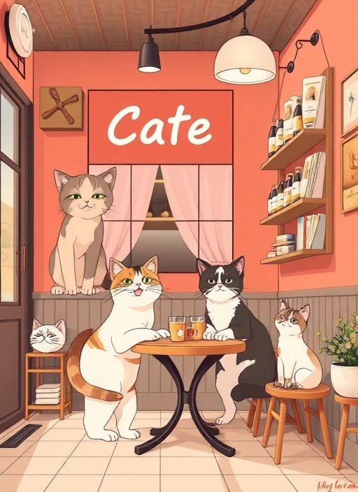 Al漫剧黄 - 猫咪咖啡馆的日常